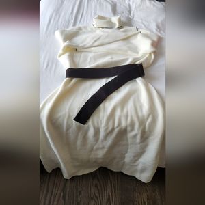 Cream ladies wool dress